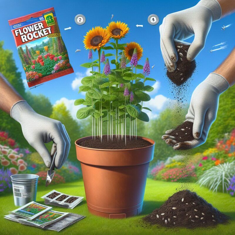 How To Plant Dollar Tree Flower Rocket