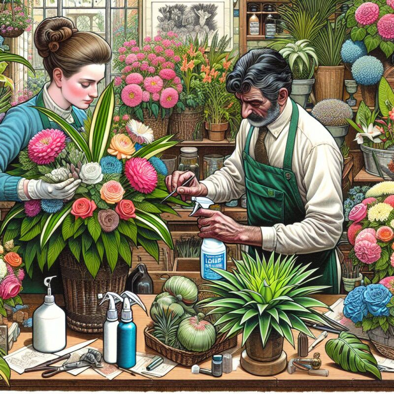 What Do Florists Use To Make Plants Shiny